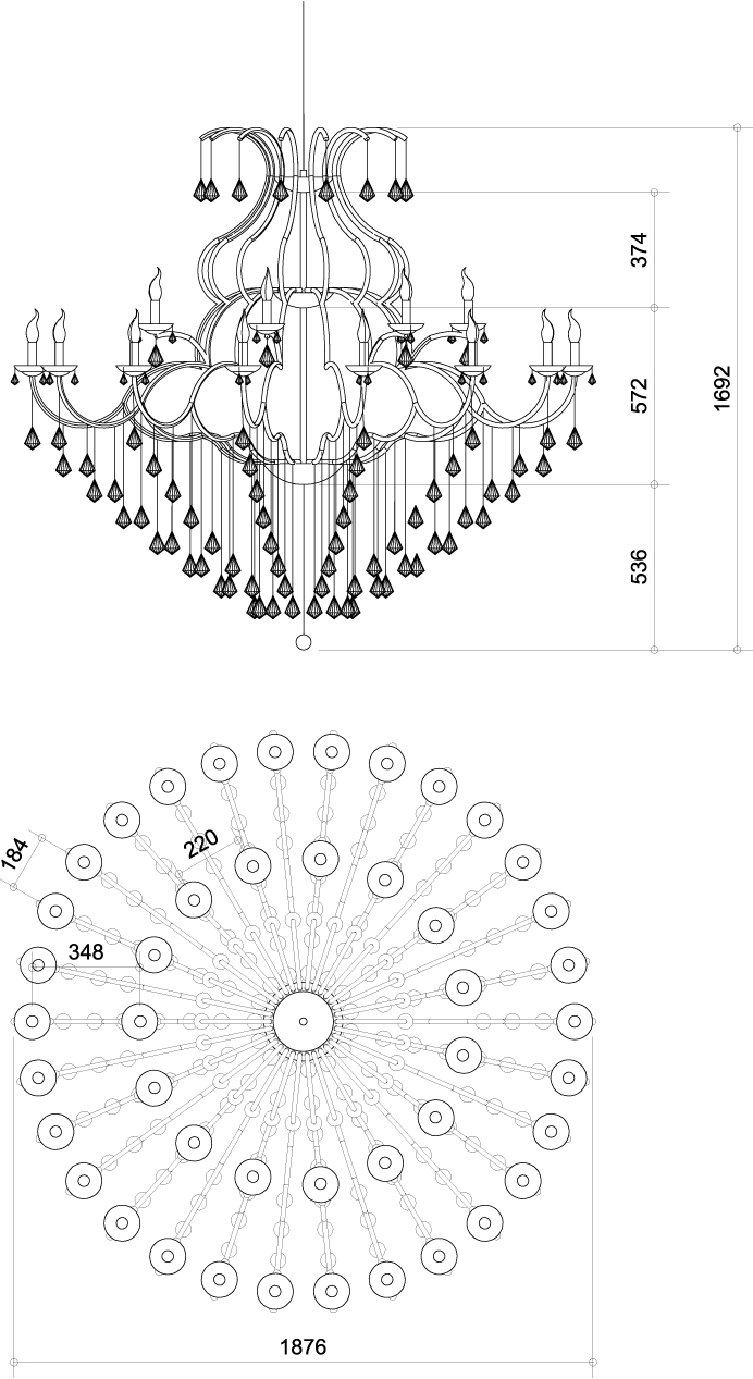 CRYSTAL CHANDELIER